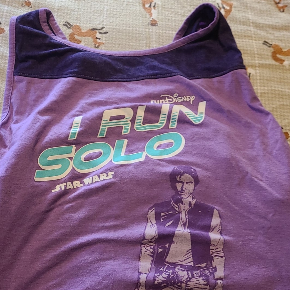 RunDisney star wars run solo running tank XXL